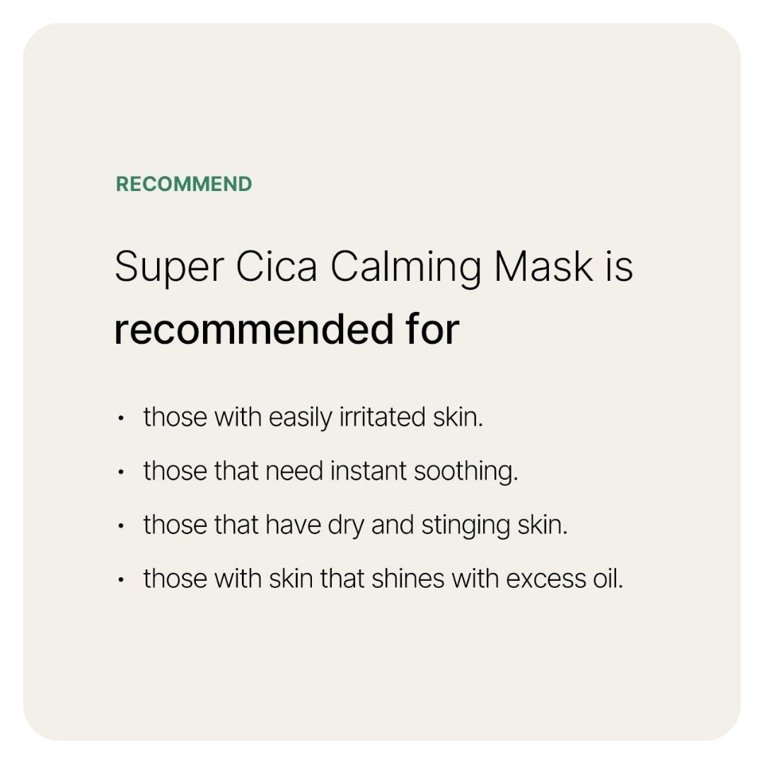 Medicube Super Cica Calming Mask