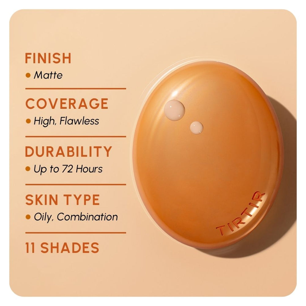 Tirtir Mask Fit Cushion Red / Orange AI Filter / Crystal Mesh