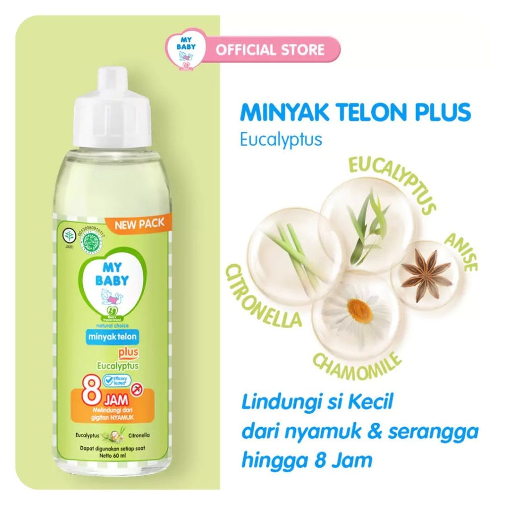 My Baby Minyak Telon Plus Eucalyptus & Lavender
