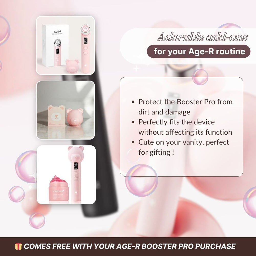 Medicube Booster Pro Pink Bear Head Case