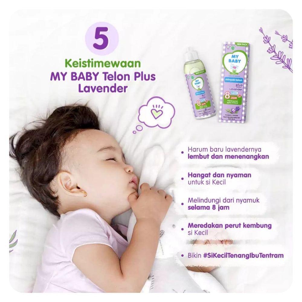 My Baby Minyak Telon Plus Eucalyptus & Lavender
