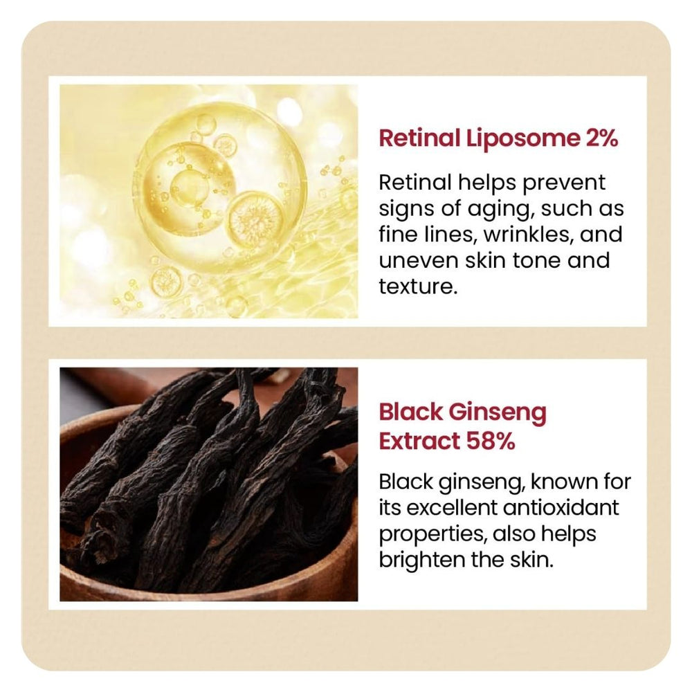 K-SECRET SEOUL 1988 Serum : Retinal Liposome 2% + Black Ginseng