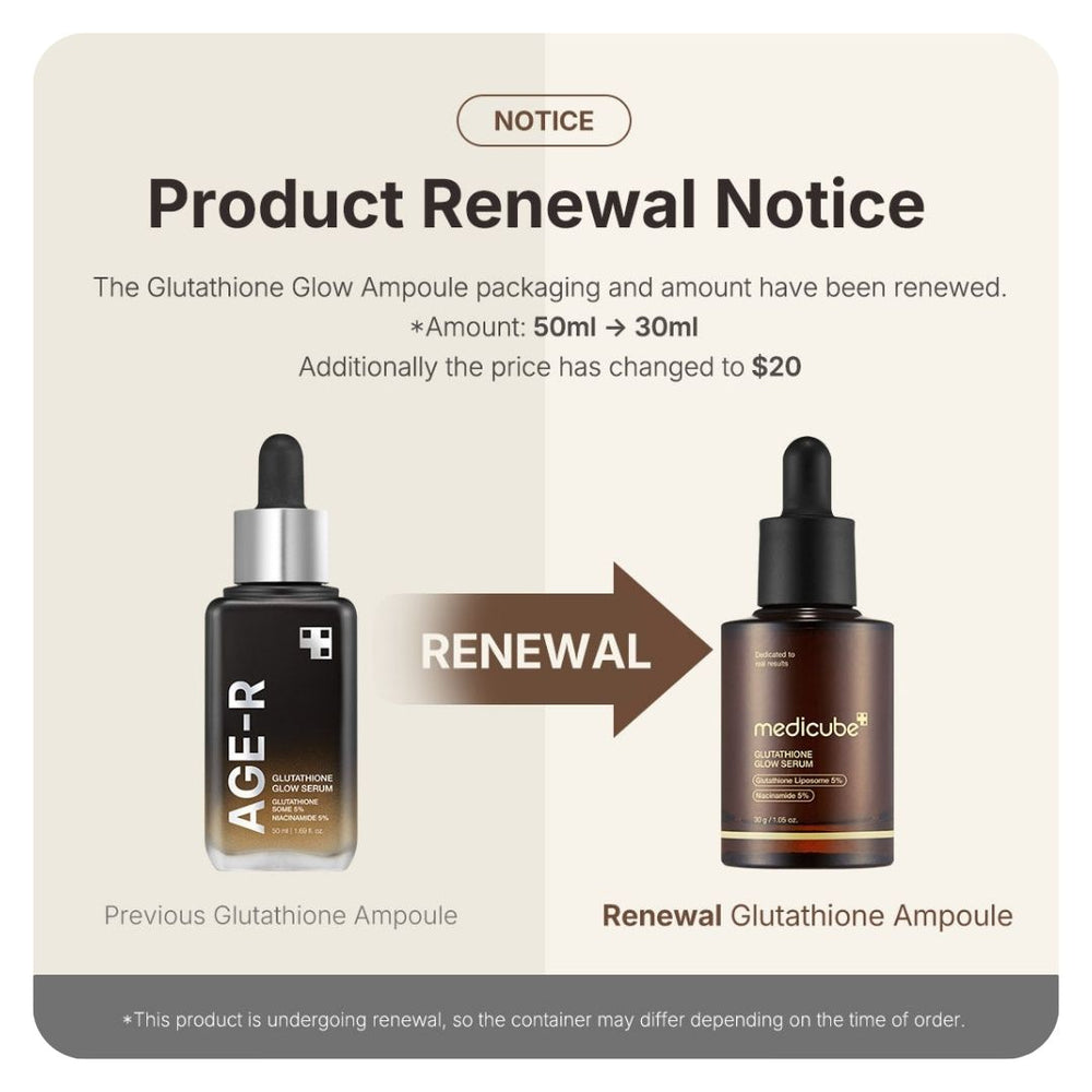 Medicube AGE-R Glutathione Glow Serum 30ml