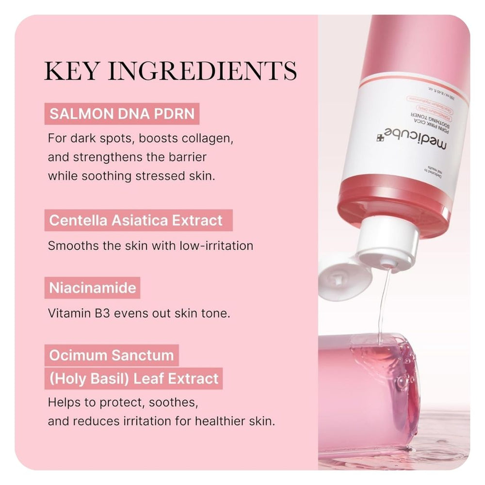 Medicube PDRN Pink Cica Soothing Toner 250ml
