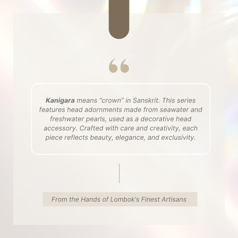 Kanigara Mask Connector South Sea Pearl