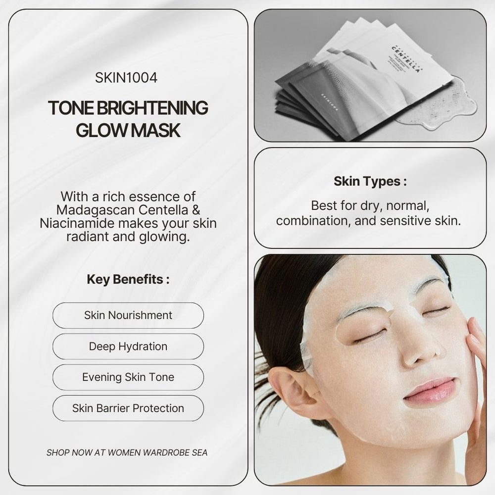 SKIN1004 Glow/Ampoule /Clarifying Sheetmask