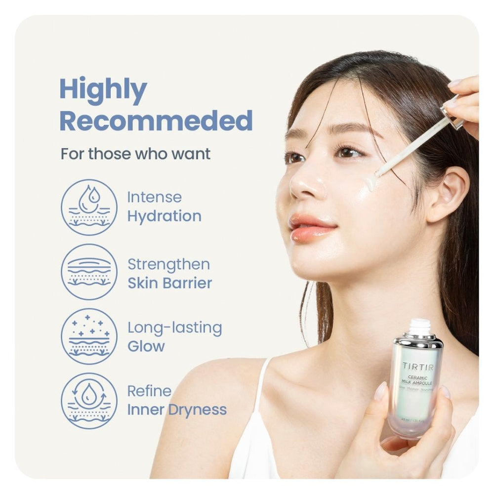 TIRTIR Ceramic Milk Ampoule 10 / 40ml exp2027