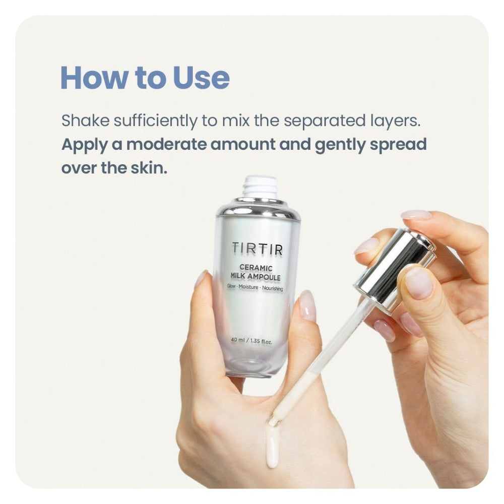 TIRTIR Ceramic Milk Ampoule 10 / 40ml exp2027