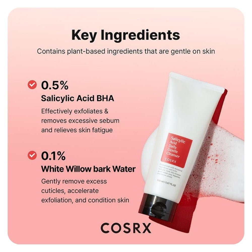Cosrx Salicylic Acid Daily Gentle Cleanser 150ml
