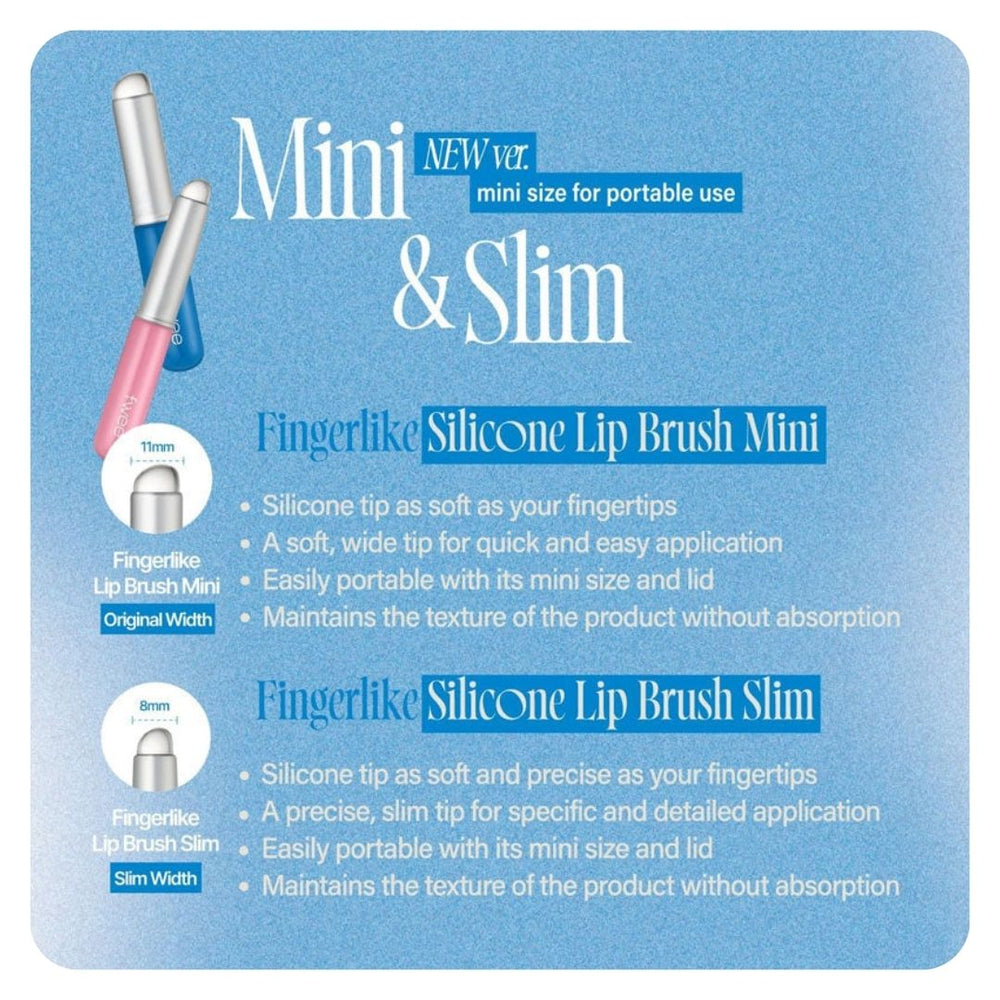 Fwee Fingerlike Lip Brush & Mini-Sized Silicone Lip Brush