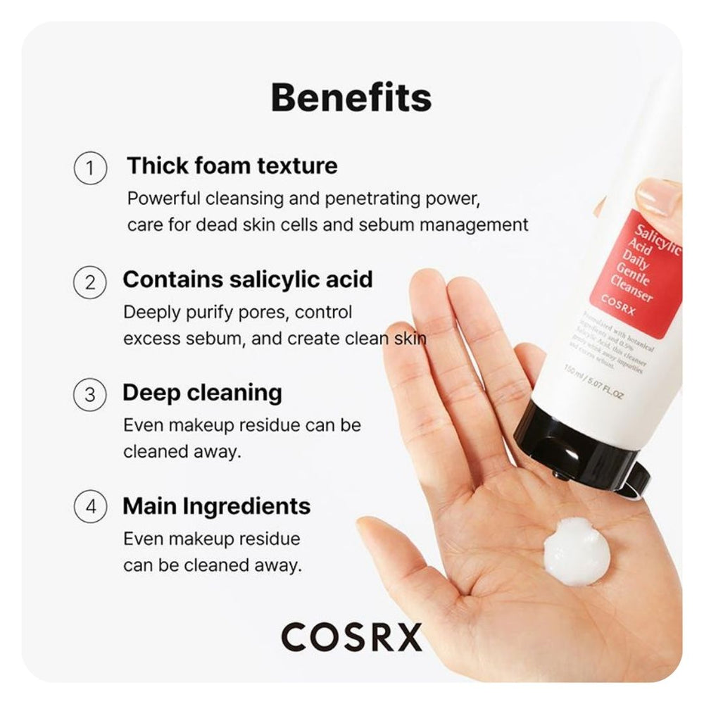 Cosrx Salicylic Acid Daily Gentle Cleanser 150ml