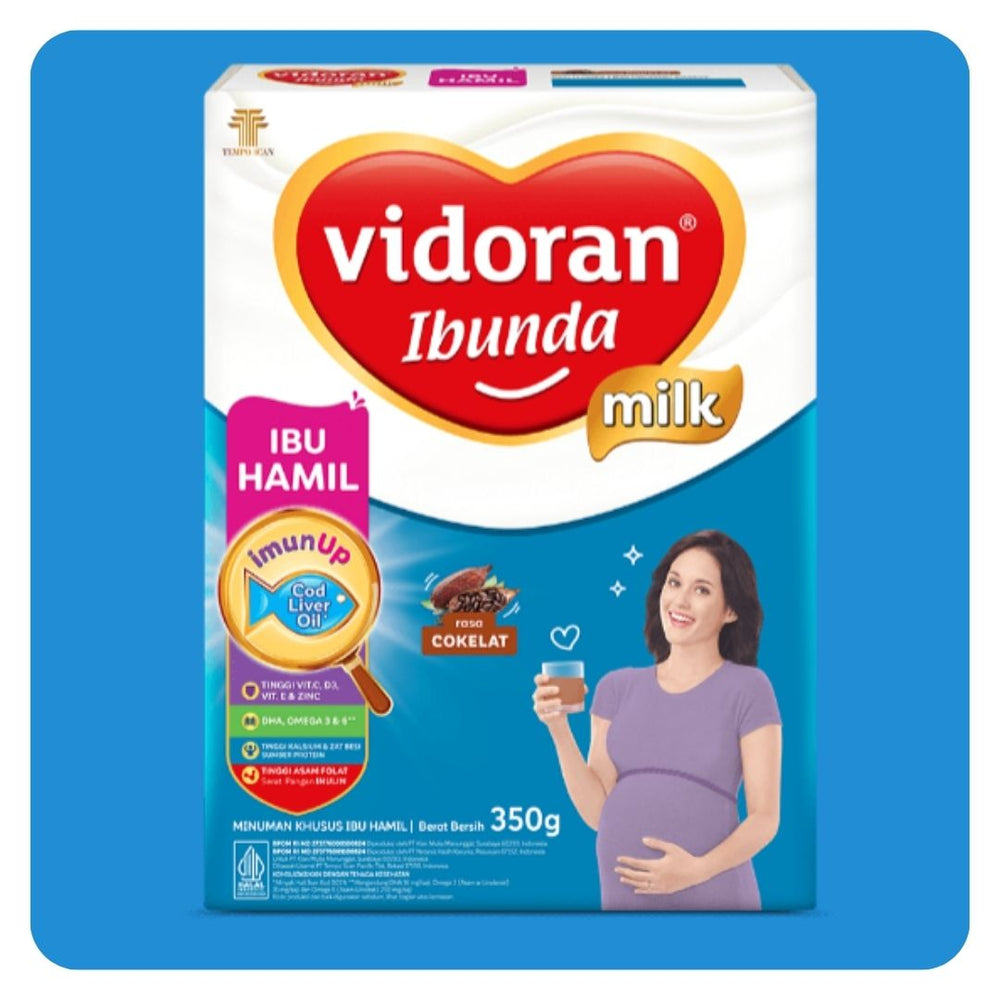 Vidoran Ibunda Cokelat / Vanila-Kacang Hijau 350g (EXP. 2027)