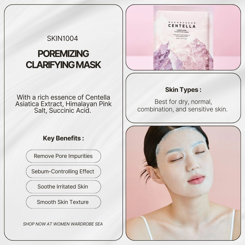 SKIN1004 Glow/Ampoule /Clarifying Sheetmask