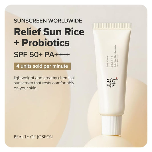 Beauty of Joseon Relief Sun: Rice + Probiotics SPF 50+ PA++++