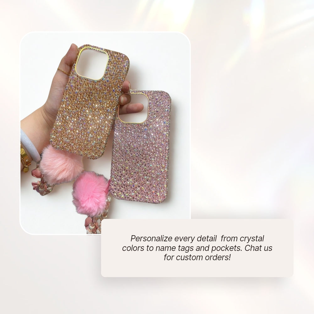 Handmade High-End Crystal Phone Case