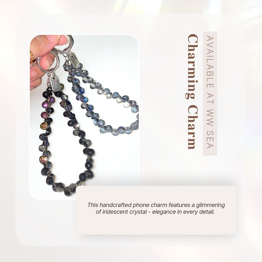 Crystal Phone Strap Handmade