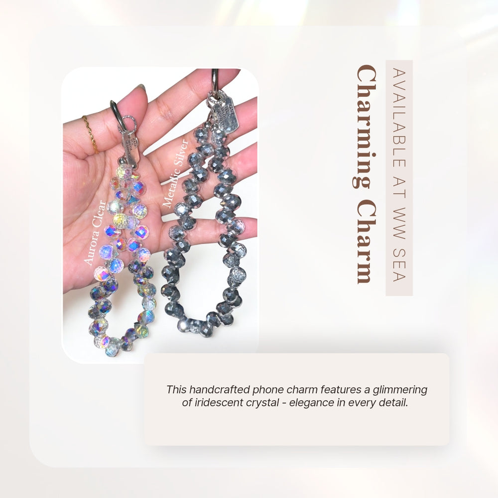 Crystal Phone Strap Handmade