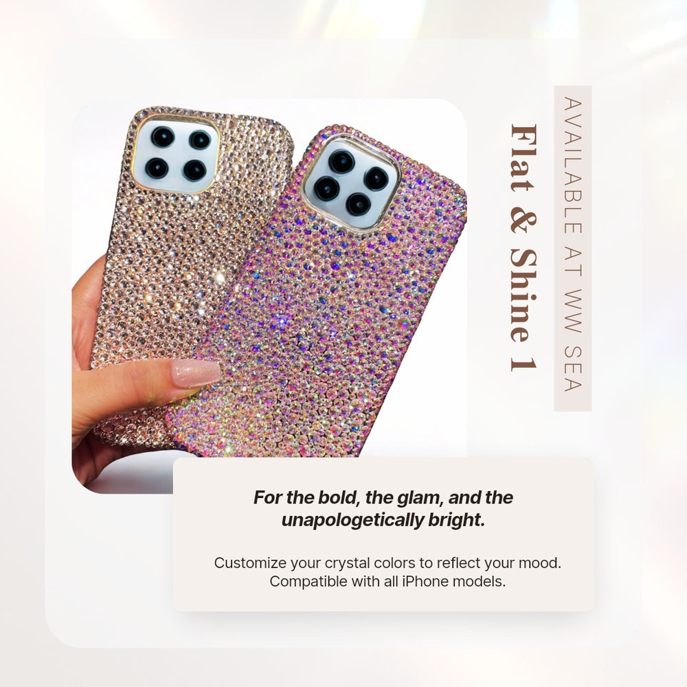 Flat and Shine Crystal Phone Case Series