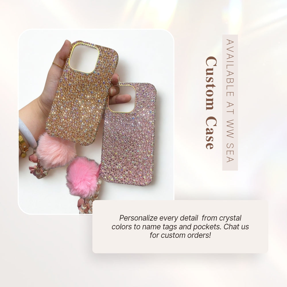 Flat and Shine Crystal Phone Case Series