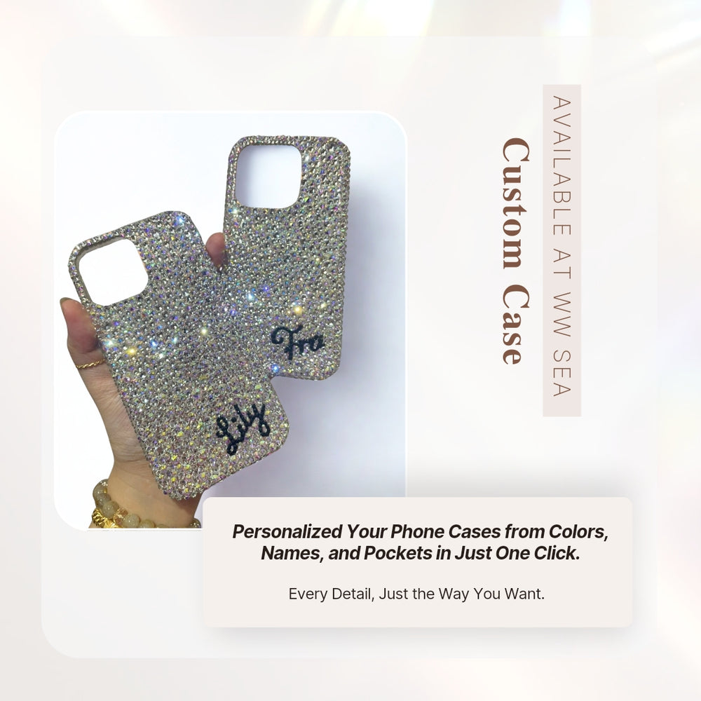 Flat and Shine Crystal Phone Case Series