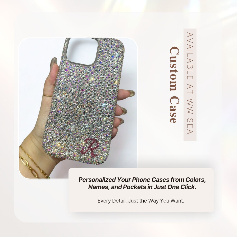 Flat and Shine Crystal Phone Case Series