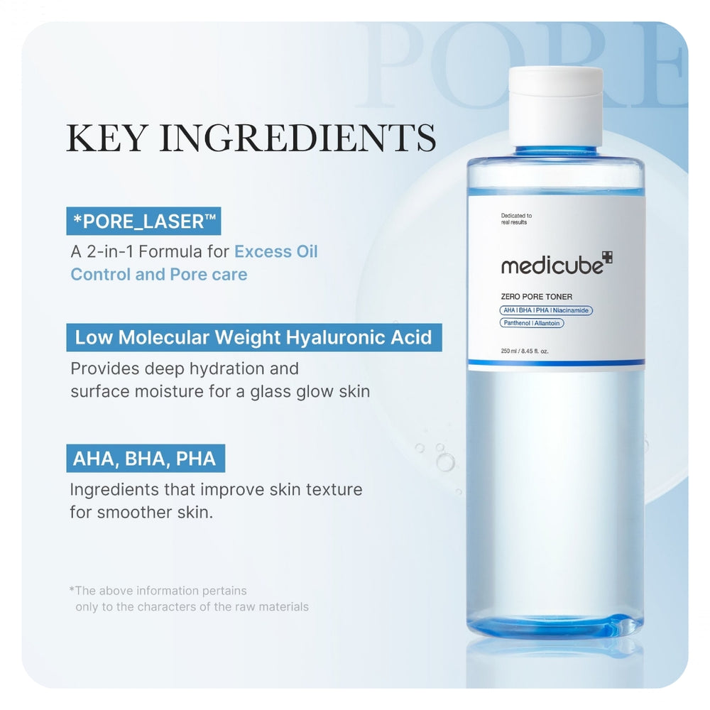 Medicube Zero Pore Toner 250ml