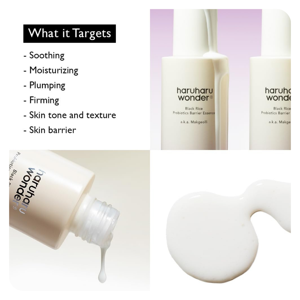 Haru Haru Wonder Black Rice  Probiotics Barrier Essence 120 ml