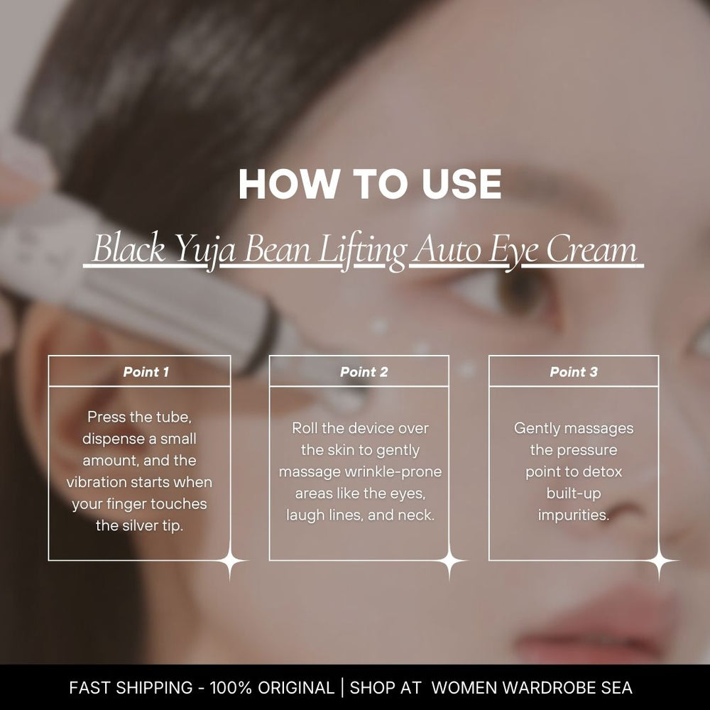 Heveblue Black Yuja Bean Lifting Auto Eye Cream (15m)