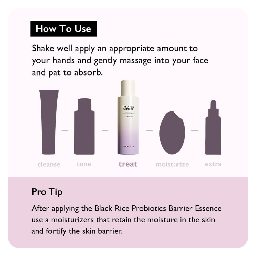 Haru Haru Wonder Black Rice  Probiotics Barrier Essence 120 ml