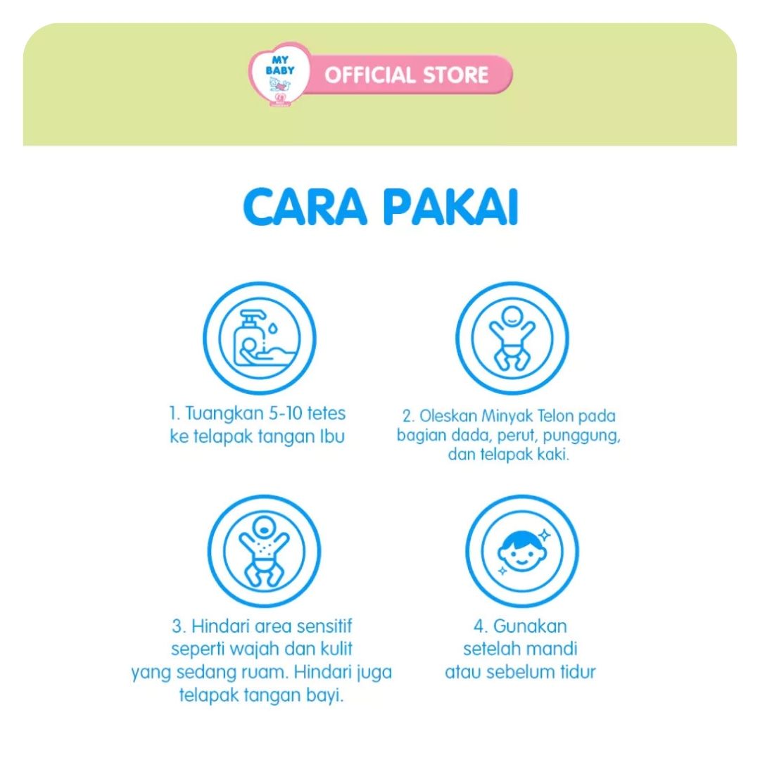 My Baby Minyak Telon Plus Eucalyptus & Lavender