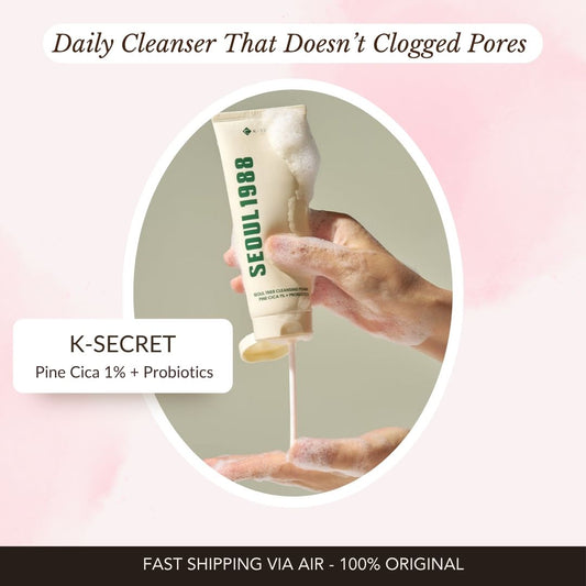 K-Secret Seoul 1988 Cleansing Foam (Pine Cica 1% + Probiotics) 150ml