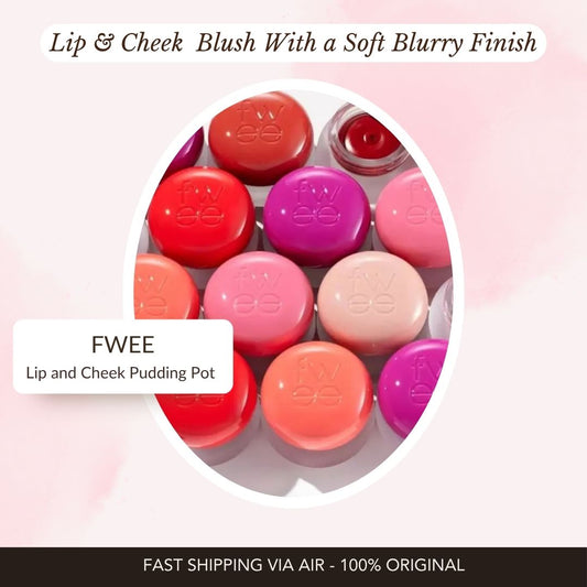 Fwee Lip & Cheek Blurry Pudding Pot 5g + Keyring (EXP. 2027)