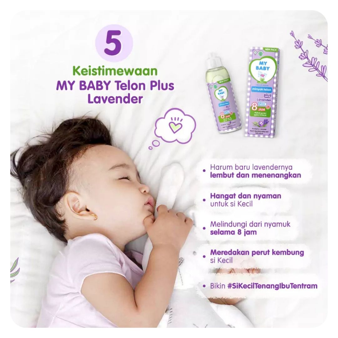 My Baby Minyak Telon Plus Eucalyptus & Lavender