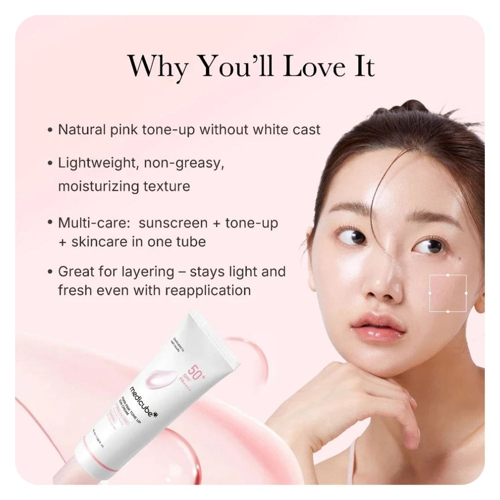 Medicube Pdrn Pink Tone Up Sun Cream 50 ml