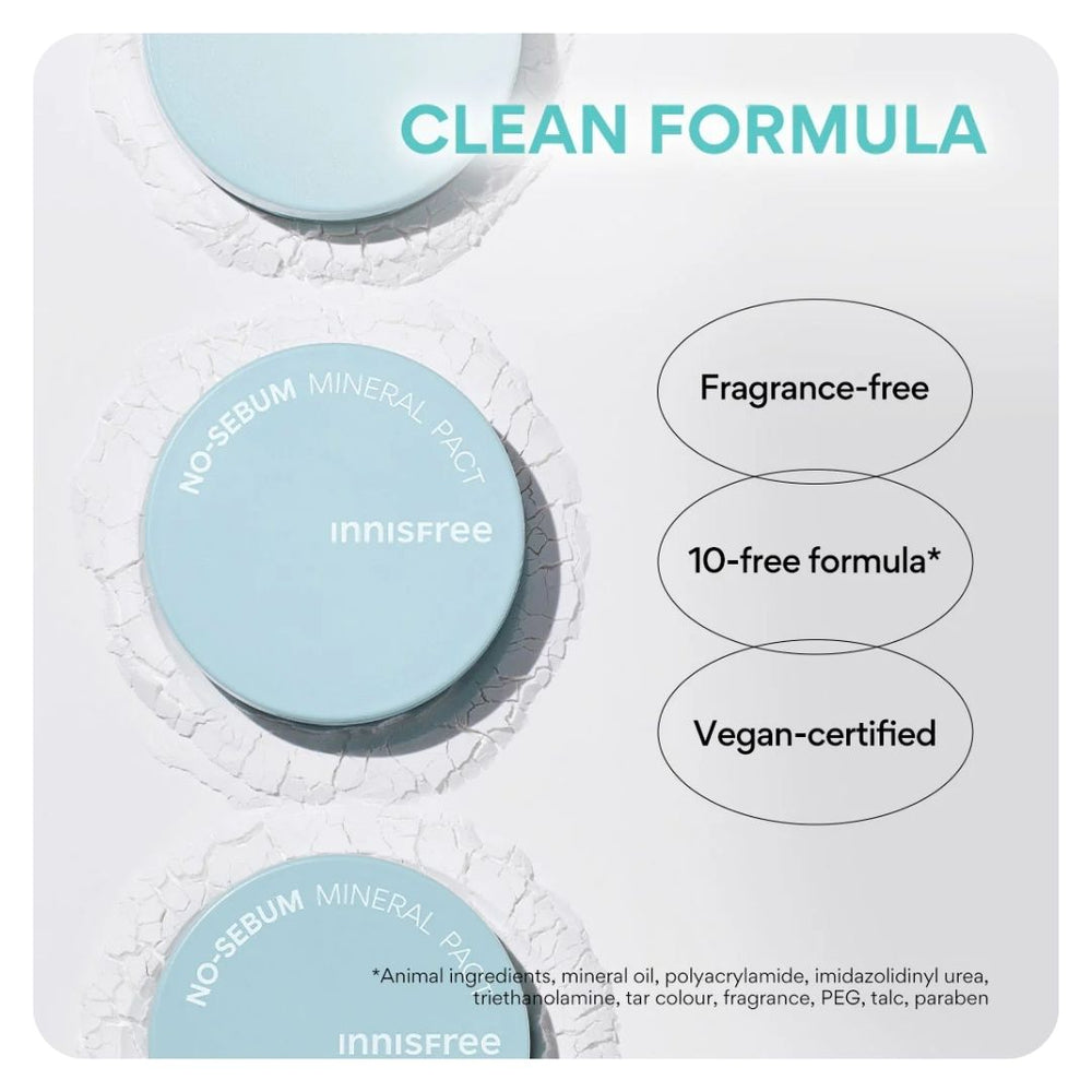 Innisfree No-Sebum Mineral Pact 8.5g