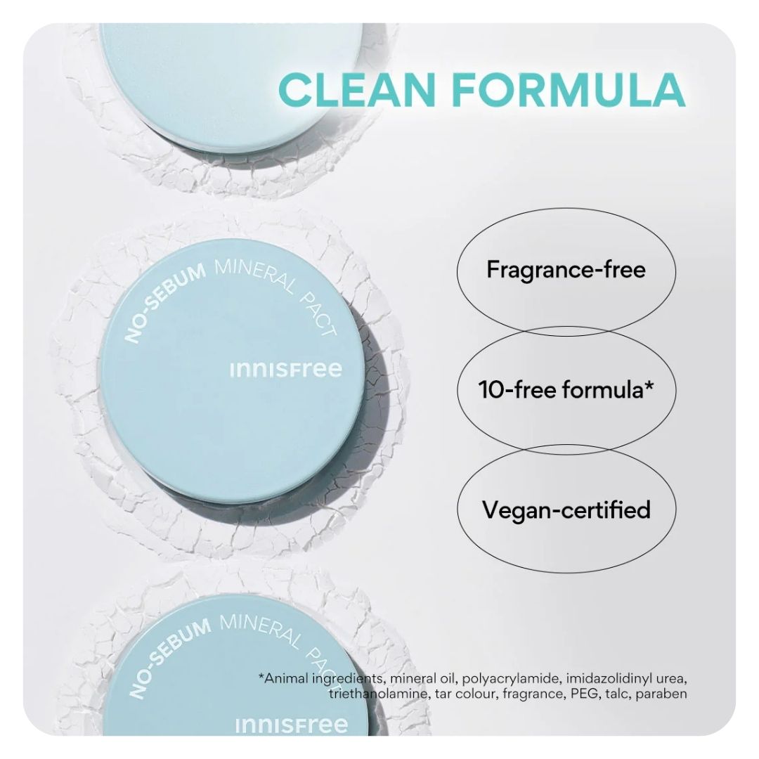 Innisfree No-Sebum Mineral Pact 8.5g