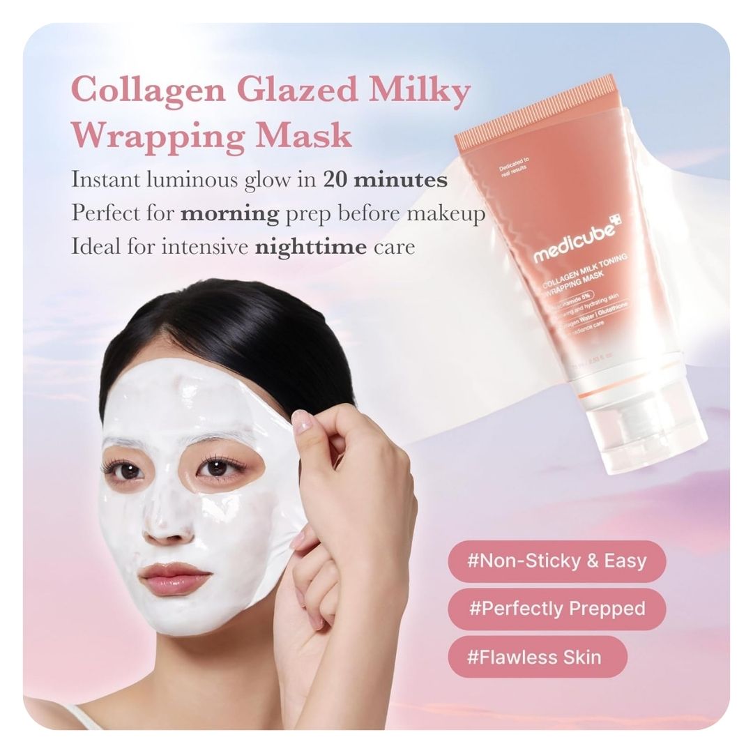 Medicube Collagen Milk Toning Wrapping Mask 75ml