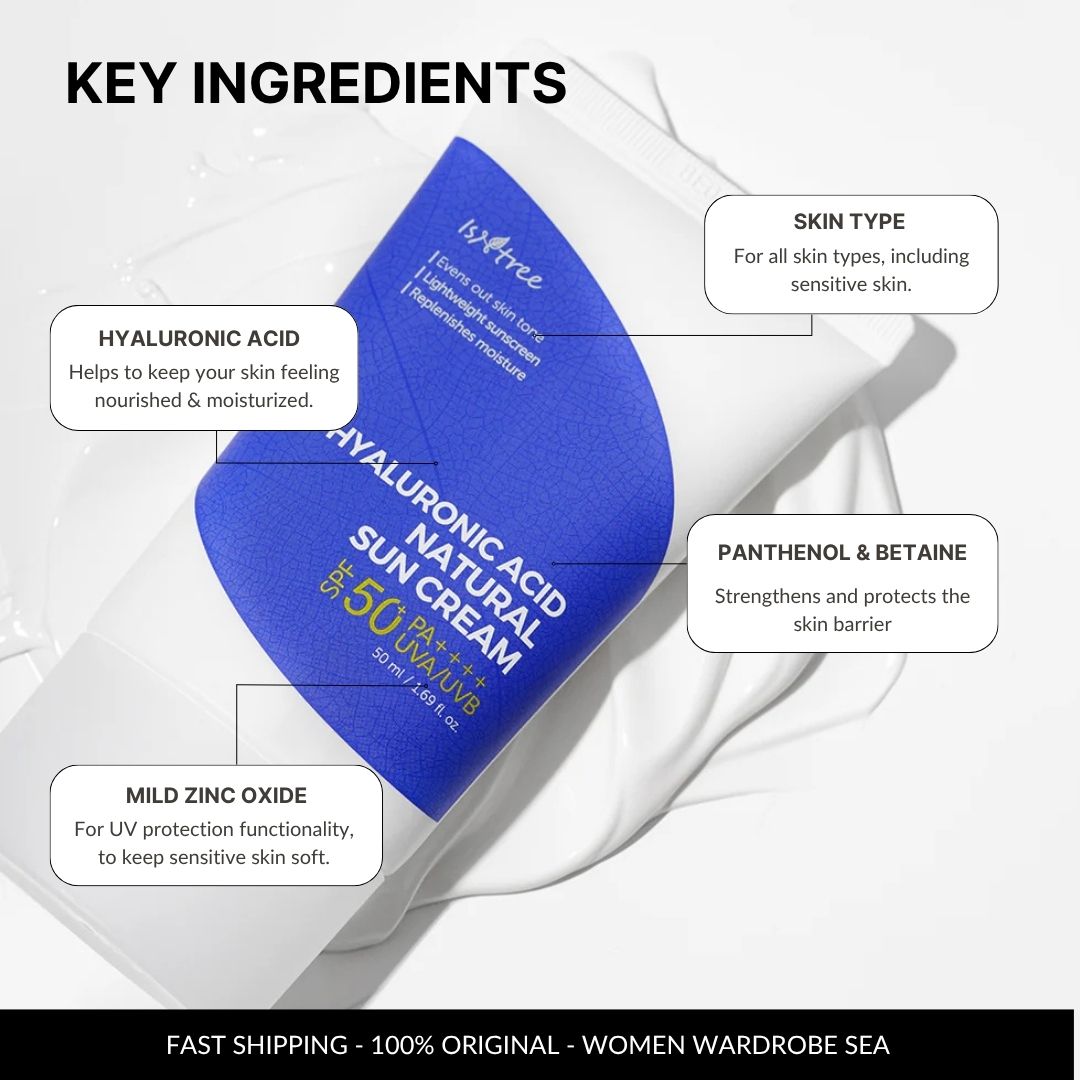 Isntree Hyaluronic Acid Natural Sun Cream 50 ml