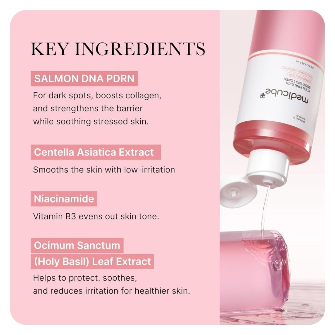 Medicube PDRN Pink Cica Soothing Toner 250ml