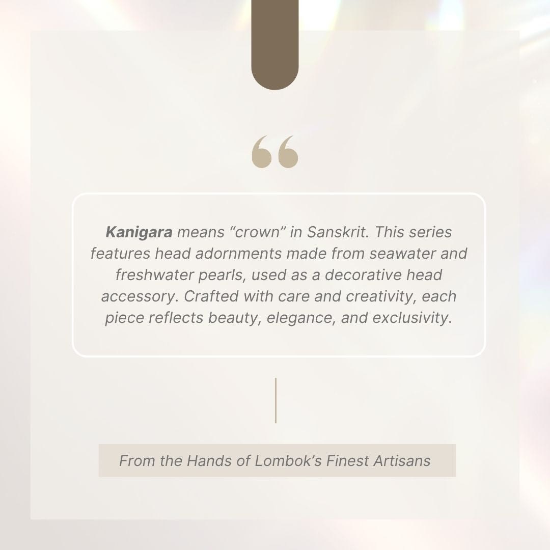Kanigara Mask Connector South Sea Pearl