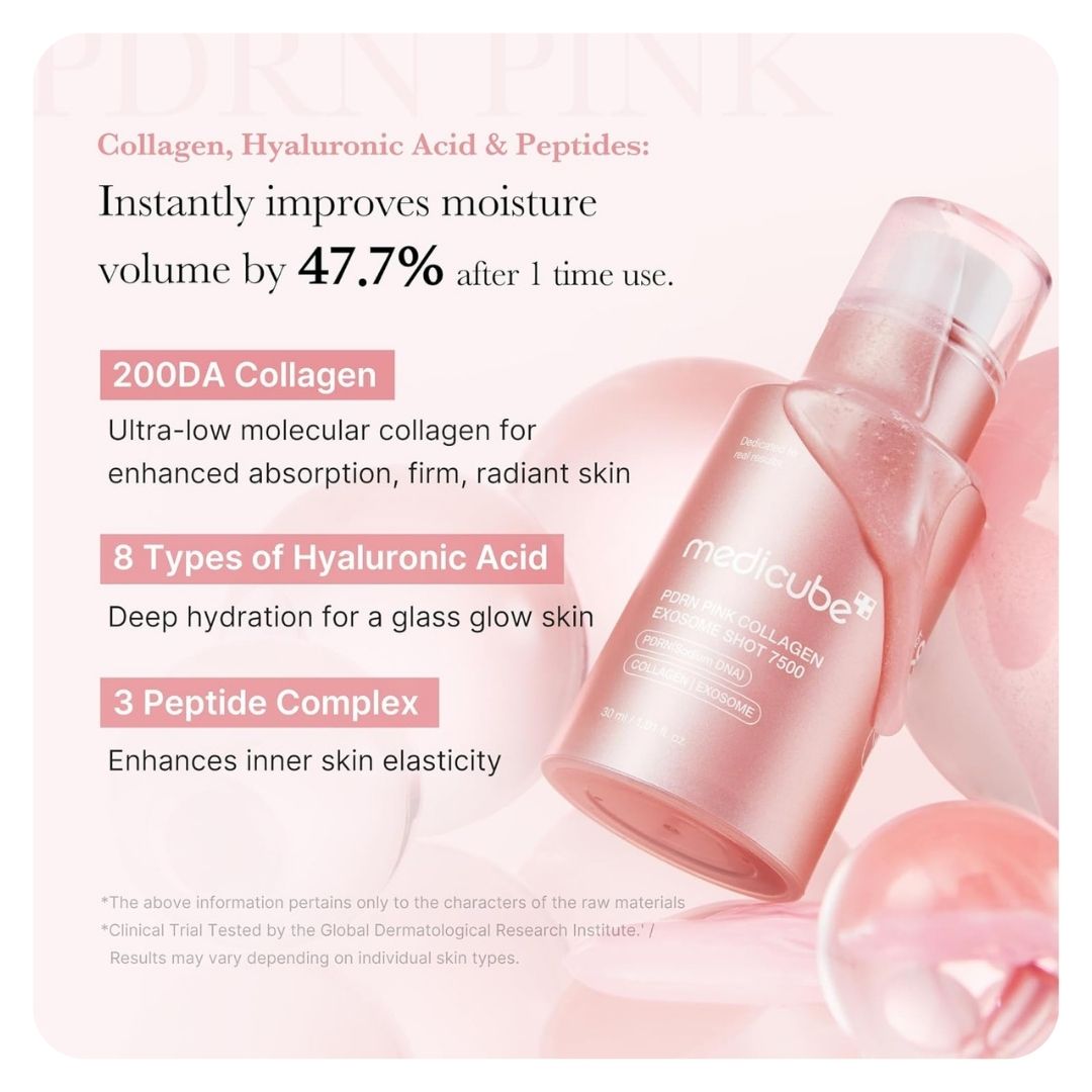 Medicube PDRN Pink Collagen Exosome Shot 2500 / 7500 30ml