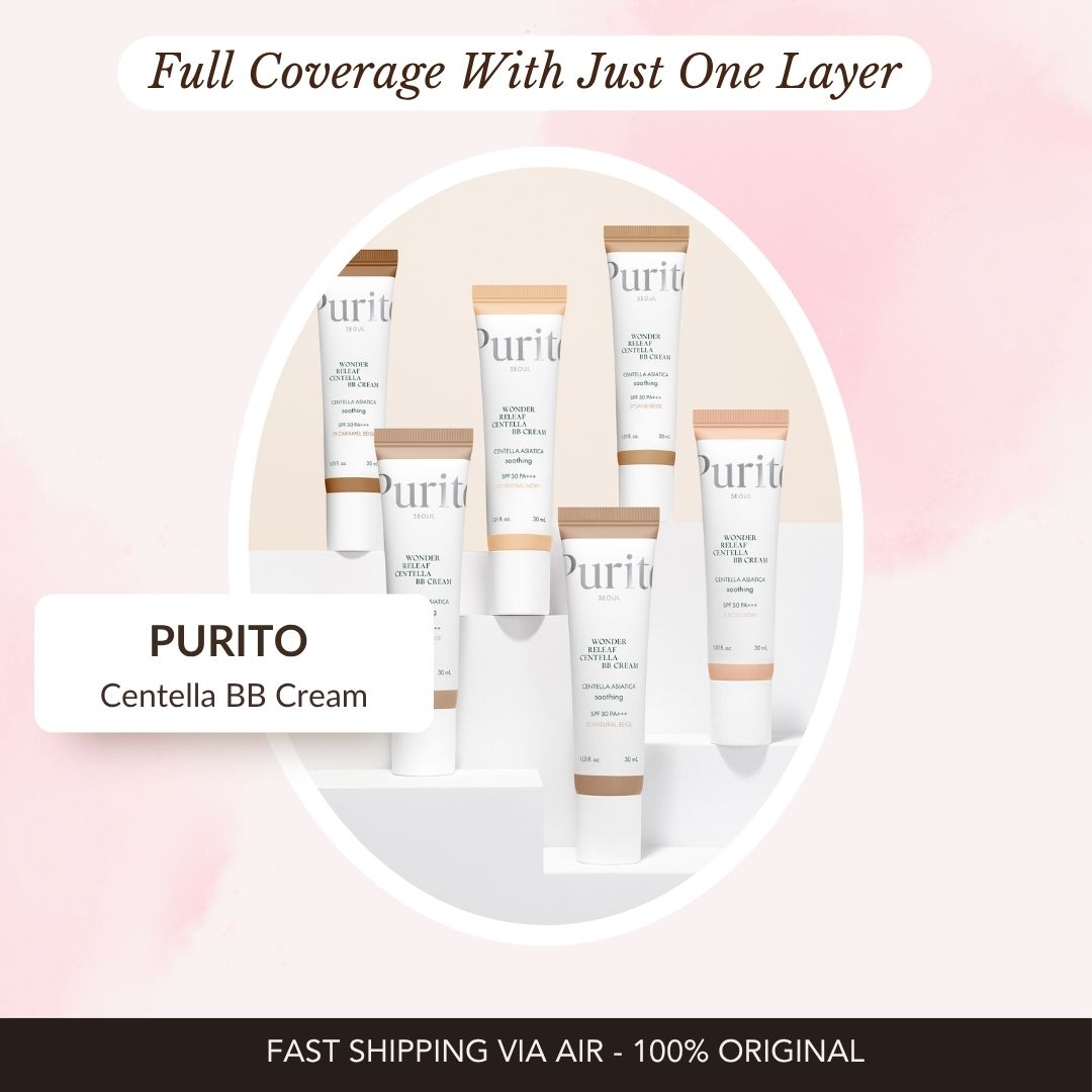 READY INSTANT - PURITO CENTELLA BB CREAM #15 ROSE IVORY SPF 30+++