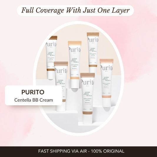 READY INSTANT - PURITO CENTELLA BB CREAM #15 ROSE IVORY SPF 30+++