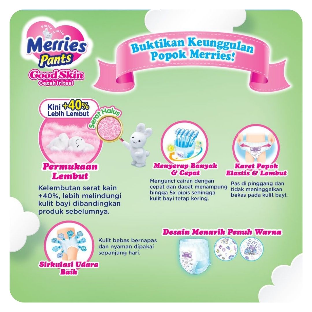 Merries Pants Good Skin Diapers