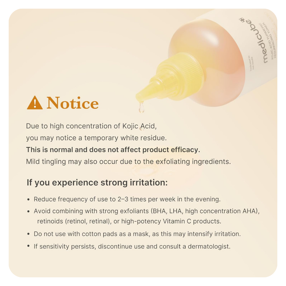 Medicube Kojic Acid Turmeric Resurfacing Toner 250ml