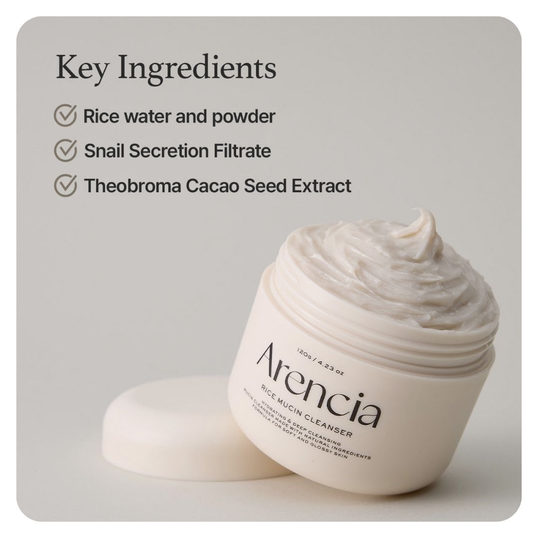 Arencia Rice Mochi Cleanser 120g