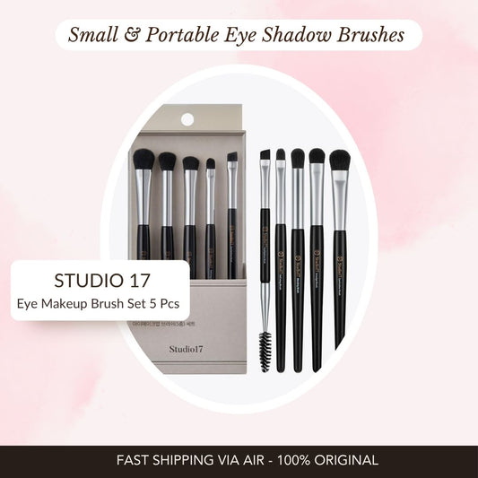 Studio17 Eye Makeup Brush Set / Makeup Spatula / Lip Brush / Lip Silicone