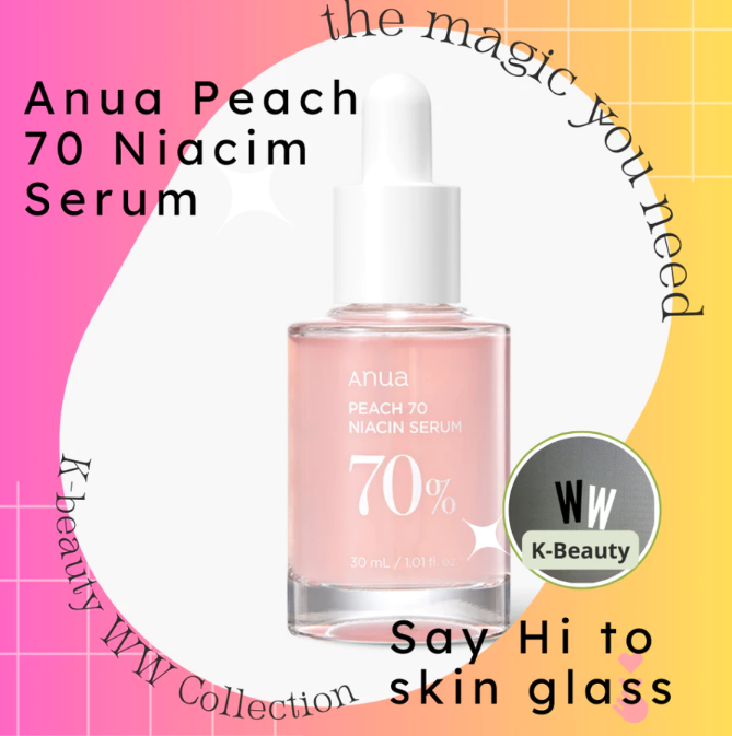 Anua Peach 70% Niacinamide Serum 30ml exp 2026