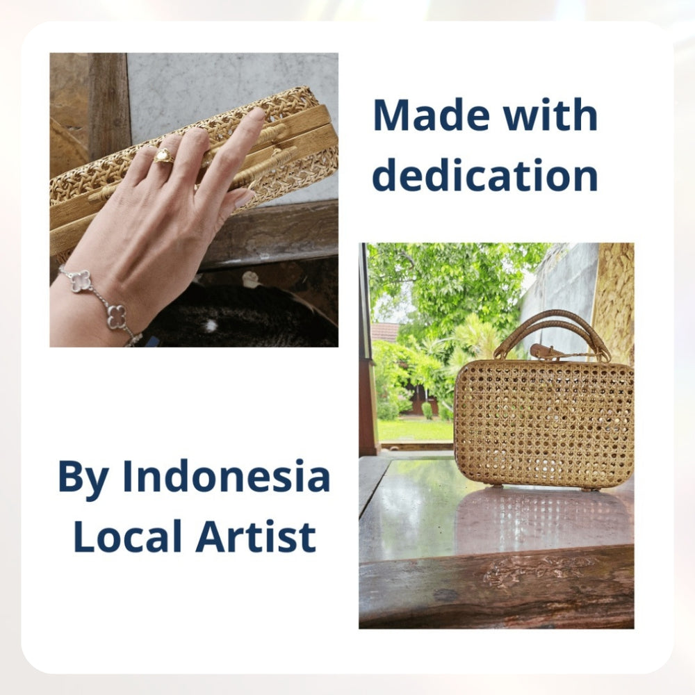 Indonesian Craft - Bali Breeze Rattan Bag