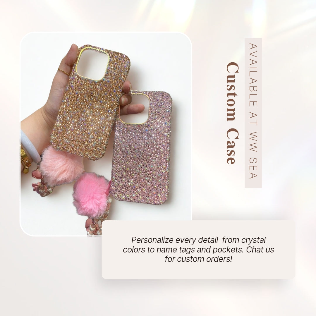 Flat and Shine Crystal Phone Case Series
